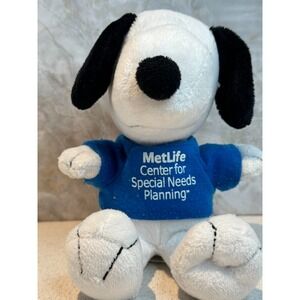 Snoopy MetLife Plush 2015 Center for Special Needs Planning Peanuts Collectible